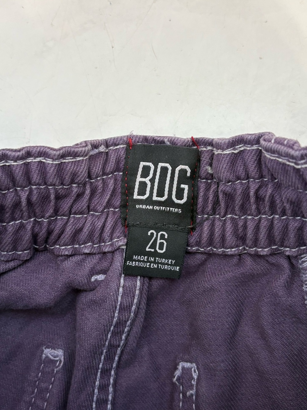 Urban Outfitters BDG Purple Size 26 Cargo Jeans Utility Grunge Punk Retro Baggy - Picture 5 of 7